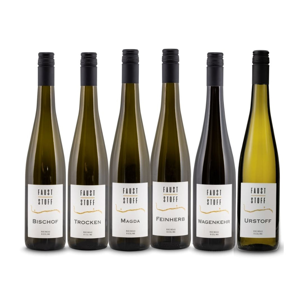 Rondje Rheingau met Julian Faust 1 wijnmaker, 1 druif, 6 verschillende terroirs (6 flessen)